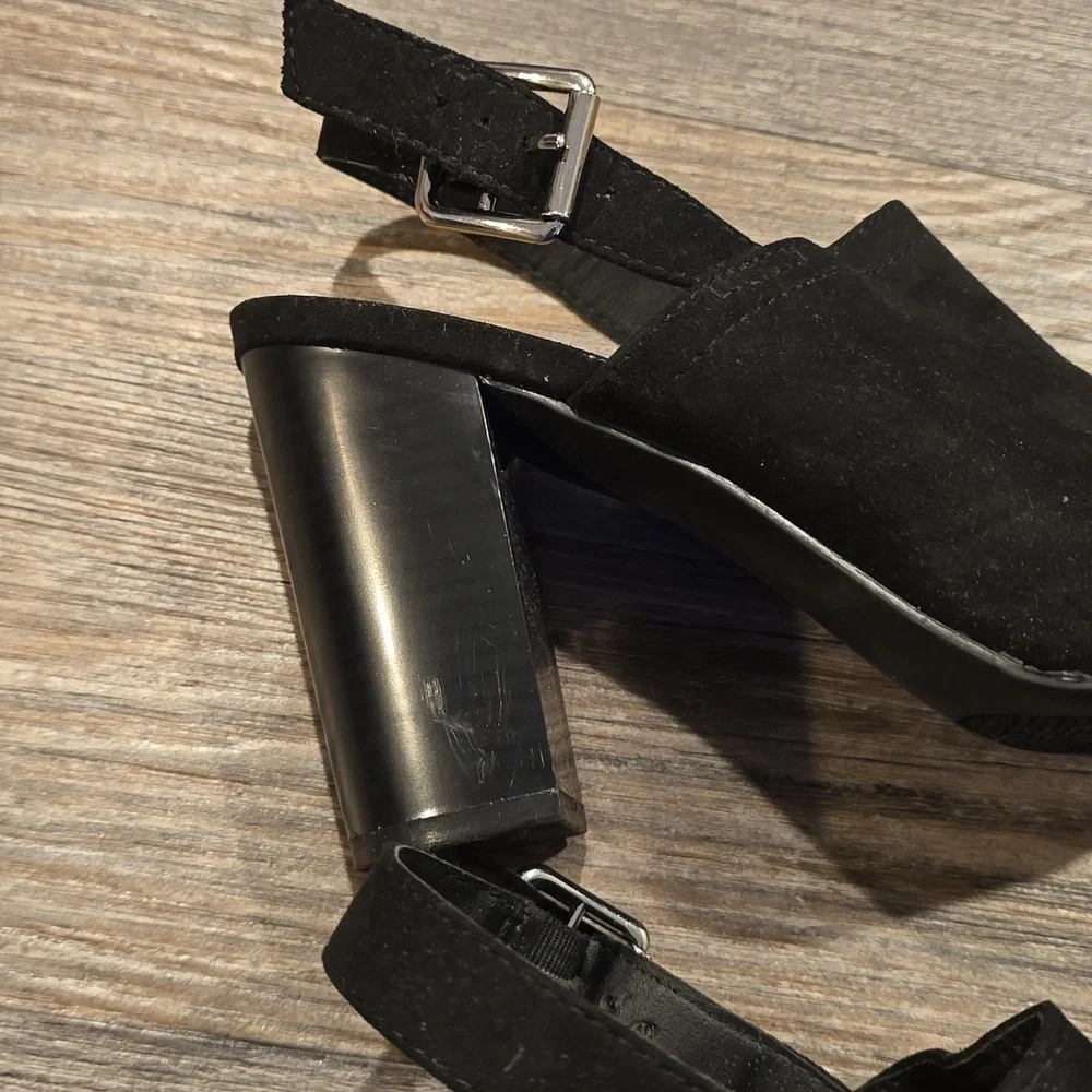 Madden Girl Hana black slingback heeled sandals | Size 7​ - Picture 7 of 10